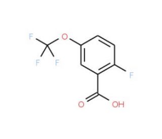 2-Fluoro-5-(trifluoromethoxy)benzoic acid (CAS 886497-85-4) - chemical structure image