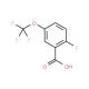 2-Fluoro-5-(trifluoromethoxy)benzoic acid (CAS 886497-85-4) - chemical structure image