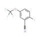 2-Fluoro-5-(trifluoromethoxy)benzonitrile (CAS 886498-08-4) - chemical structure image