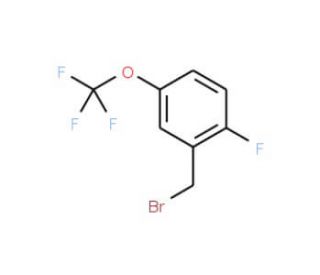 2-Fluoro-5-(trifluoromethoxy)benzyl bromide (CAS 86256-24-8) - chemical structure image