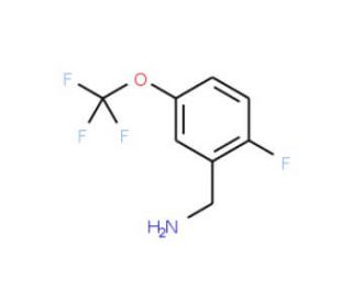 2-Fluoro-5-(trifluoromethoxy)benzylamine (CAS 886498-13-1) - chemical structure image