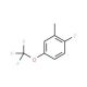 2-Fluoro-5-(trifluoromethoxy)toluene (CAS 86256-57-7) - chemical structure image