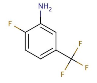 2-Fluoro-5-(trifluoromethyl)aniline (CAS 535-52-4) - chemical structure image