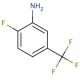 2-Fluoro-5-(trifluoromethyl)aniline (CAS 535-52-4) - chemical structure image