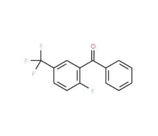 2-Fluoro-5-(trifluoromethyl)benzophenone (CAS 199292-40-5) - chemical structure image