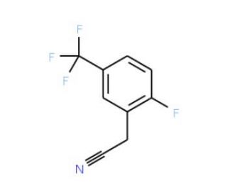 2-Fluoro-5-(trifluoromethyl)phenyl-acetonitrile (CAS 220227-59-8) - chemical structure image