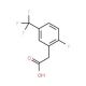 2-Fluoro-5-(trifluoromethyl)-phenylacetic acid (CAS 220227-66-7) - chemical structure image