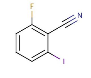 2-Fluoro-6-iodobenzonitrile (CAS 79544-29-9) - chemical structure image