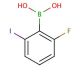 2-Fluoro-6-iodophenylboronic acid (CAS 870777-22-3) - chemical structure image