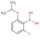 2-Fluoro-6-isopropoxyphenylboronic acid (CAS 870777-17-6) - chemical structure image