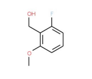 2-Fluoro-6-methoxybenzyl alcohol (CAS 253668-46-1) - chemical structure image