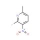 2-Fluoro-6-methyl-3-nitropyridine (CAS 19346-45-3) - chemical structure image