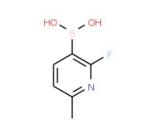2-Fluoro-6-methylpyridine-3-boronic acid (CAS 906744-85-2) - chemical structure image