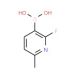 2-Fluoro-6-methylpyridine-3-boronic acid (CAS 906744-85-2) - chemical structure image