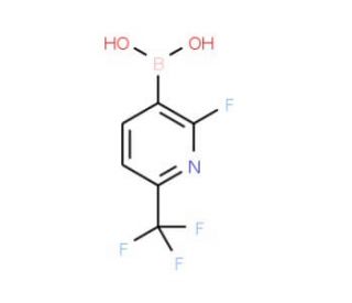2-Fluoro-6-(trifluoromethyl)pyridine-3-boronic acid (CAS 1150114-63-8) - chemical structure image