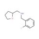 (2-Fluoro-benzyl)-(tetrahydro-furan-2-ylmethyl)-amine - chemical structure image