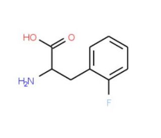 2-Fluoro-D-phenylalanine (CAS 122839-51-4) - chemical structure image