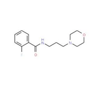 2-Fluoro-N-(3-morpholin-4-yl-propyl)-benzamide - chemical structure image