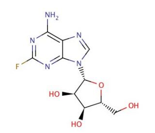 2-Fluoroadenosine (CAS 146-78-1) - chemical structure image