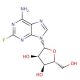 2-Fluoroadenosine (CAS 146-78-1) - chemical structure image