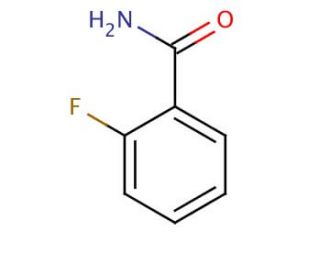2-Fluorobenzamide (CAS 445-28-3) - chemical structure image
