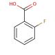 2-Fluorobenzoic acid (CAS 445-29-4) - chemical structure image