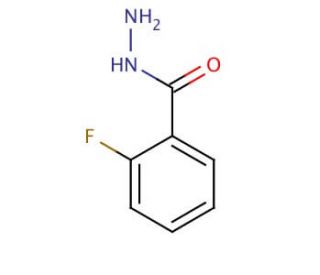 2-Fluorobenzoic hydrazide (CAS 446-24-2) - chemical structure image