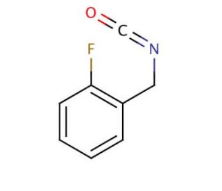 2-Fluorobenzyl isocyanate (CAS 132740-44-4) - chemical structure image