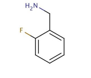 2-Fluorobenzylamine (CAS 89-99-6) - chemical structure image