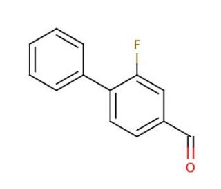 2-Fluorobiphenyl-4-carboxaldehyde (CAS 57592-43-5) - chemical structure image