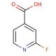 2-Fluoroisonicotinic acid (CAS 402-65-3) - chemical structure image