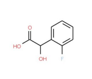 2-Fluoromandelic acid (CAS 389-31-1) - chemical structure image