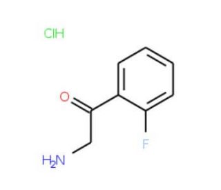 2-Fluorophenacylamine hydrochloride (CAS 93102-96-6) - chemical structure image