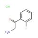 2-Fluorophenacylamine hydrochloride (CAS 93102-96-6) - chemical structure image