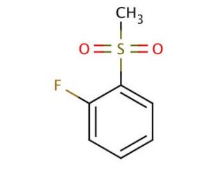 2-Fluorophenyl methyl sulfone (CAS 654-47-7) - chemical structure image