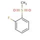 2-Fluorophenyl methyl sulfone (CAS 654-47-7) - chemical structure image