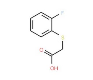 [(2-fluorophenyl)thio]acetic acid (CAS 705-02-2) - chemical structure image