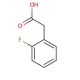 2-Fluorophenylacetic acid (CAS 451-82-1) - chemical structure image