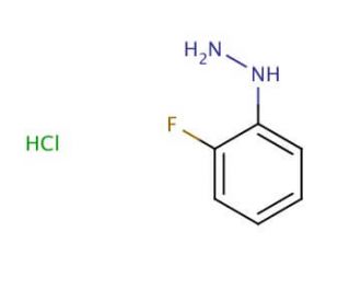 2-Fluorophenylhydrazine hydrochloride (CAS 2924-15-4) - chemical structure image