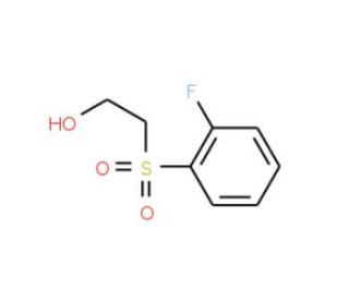 2-Fluorophenylsulfonylethanol - chemical structure image
