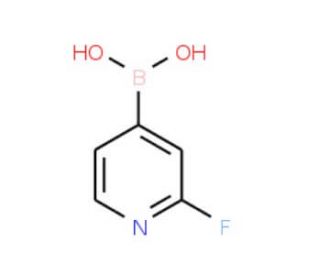 2-Fluoropyridine-4-boronic acid (CAS 401815-98-3) - chemical structure image