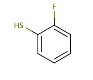2-Fluorothiophenol (CAS 2557-78-0) - chemical structure image