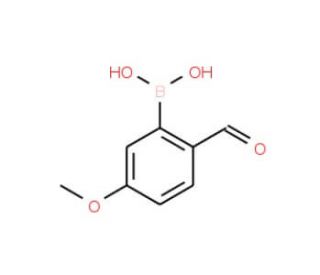 2-Formyl-5-methoxyphenylboronic acid (CAS 40138-18-9) - chemical structure image