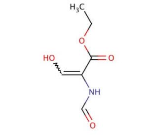 2-(Formylamino)-3-hydroxy-2-propenoic Acid Ethyl Ester - chemical structure image