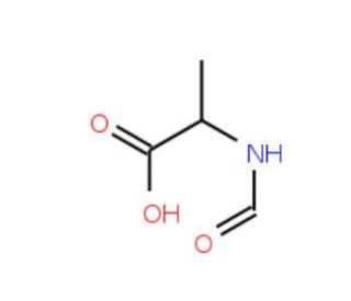 2-(Formylamino)propanoic acid (CAS 5893-10-7) - chemical structure image