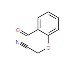 (2-formylphenoxy)acetonitrile (CAS 125418-83-9) - chemical structure image