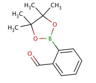 2-Formylphenylboronic acid pinacol ester (CAS 380151-85-9) - chemical structure image