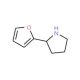 2-(Fur-2-yl)pyrrolidine (CAS 90086-89-8) - chemical structure image