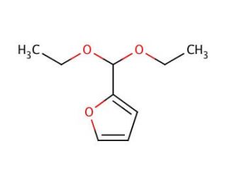 2-Furaldehyde diethyl acetal (CAS 13529-27-6) - chemical structure image