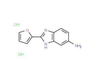 2-(furan-2-yl)-1H-1,3-benzodiazol-5-amine dihydrochloride - chemical structure image
